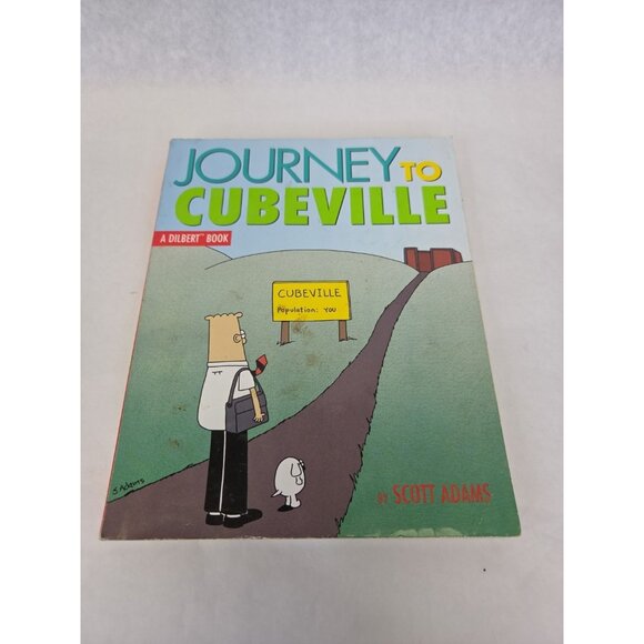 Dilbert Books Comics By Scott Adams Lot of 5 Large Paperback, Dilbert Future HB - Picture 9 of 16